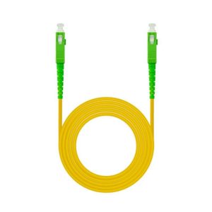 Nanocable Cable fibra SC/APC LSZH Amarillo 10m