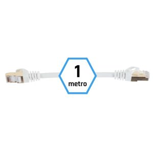 iggual Latiguillo CAT7 SFTP LSZH 1 metro blanco