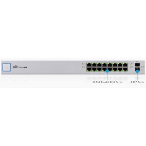 Ubiquiti UniFi Switch US-16-150W 16xGB 2xSFP